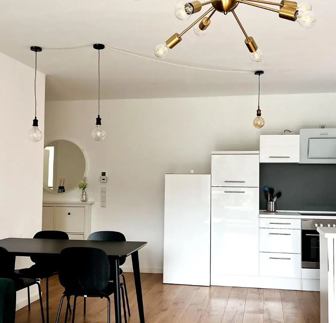 2 Zkb Apartment In Mannheim Kueche - Parken - Grosser Tv Germany